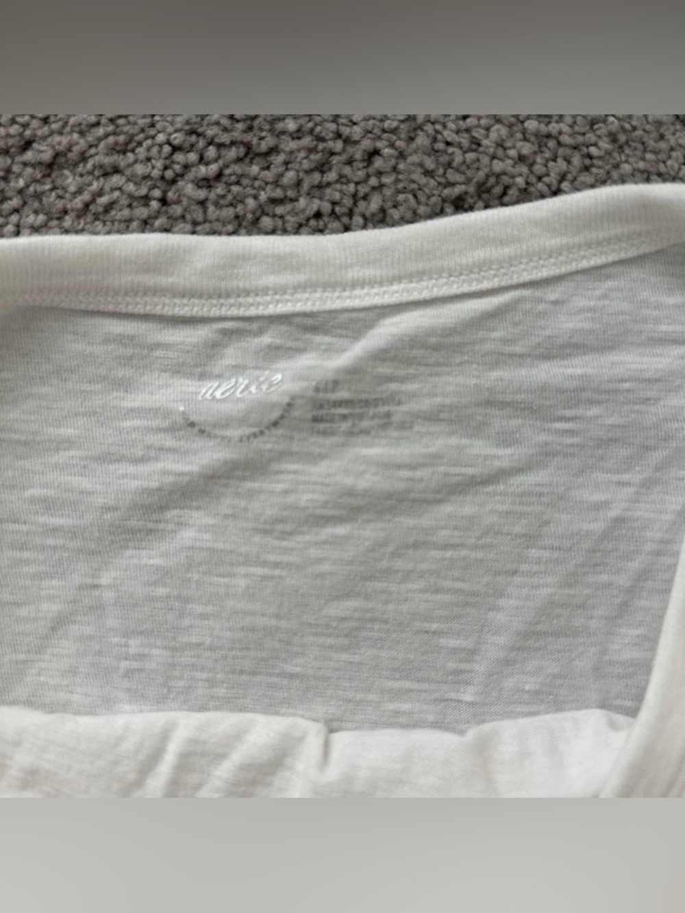 Aerie White Tie Crop Top - Picture 2 of 3
